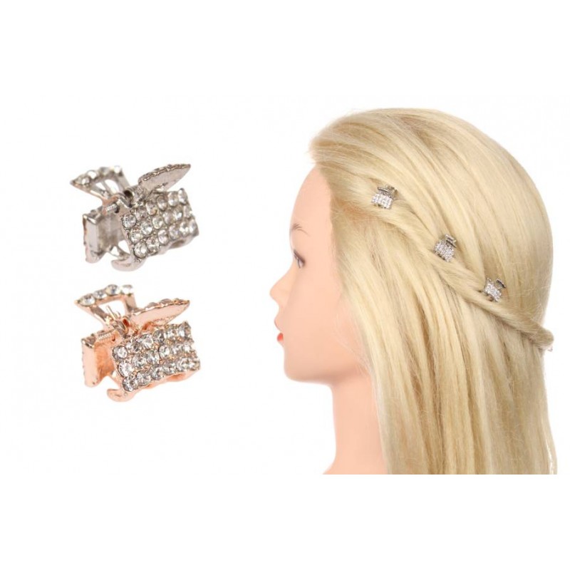 Краб для волос металлический 