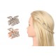 Краб для волос металлический 