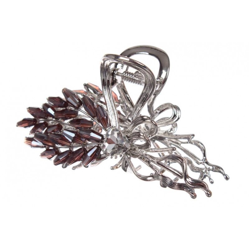 Краб для волос металлический 