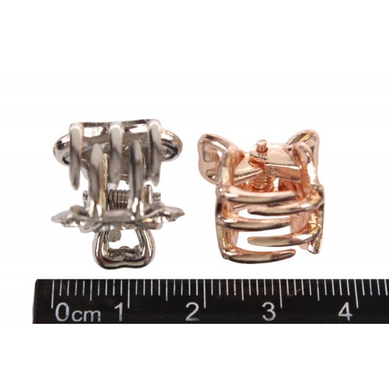 Краб для волос металлический 