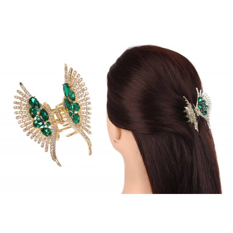 Краб для волос металлический 