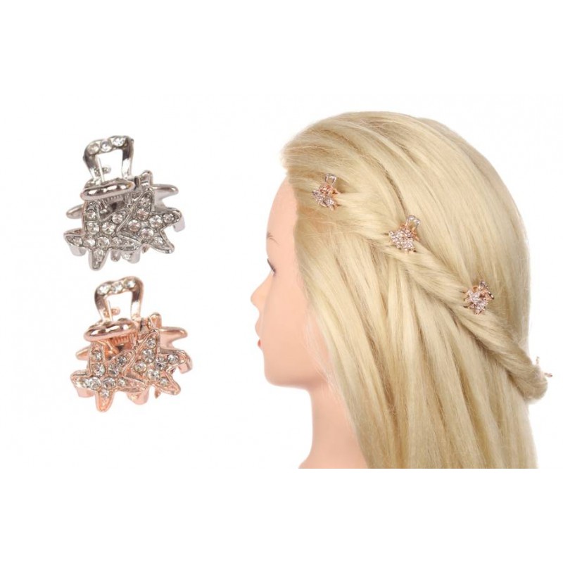 Краб для волос металлический 