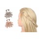 Краб для волос металлический 