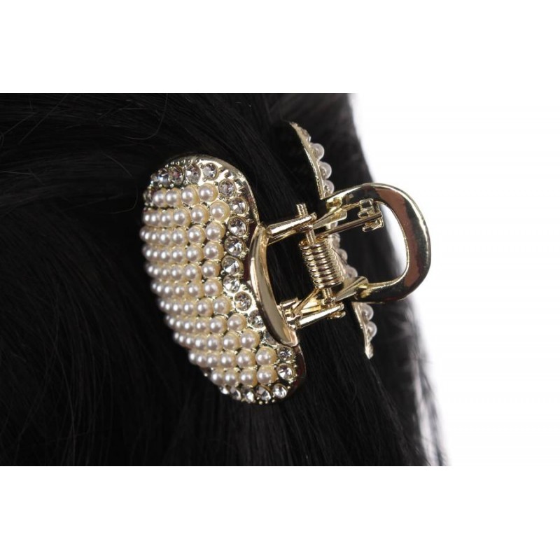 Краб для волос металлический 