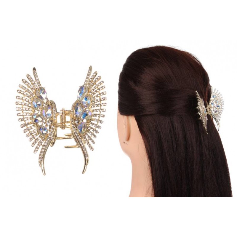 Краб для волос металлический 