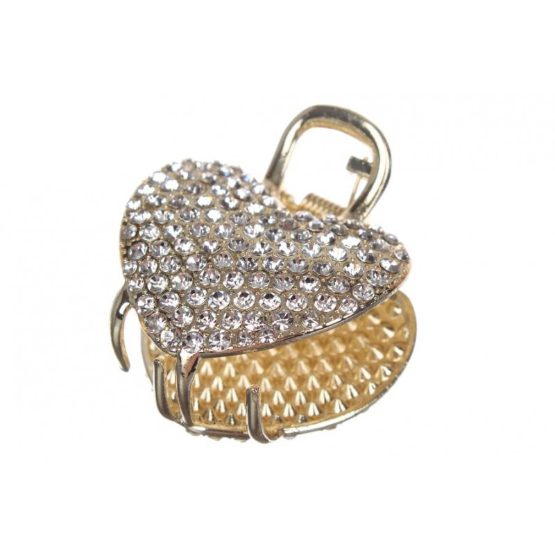 Краб для волос металлический 