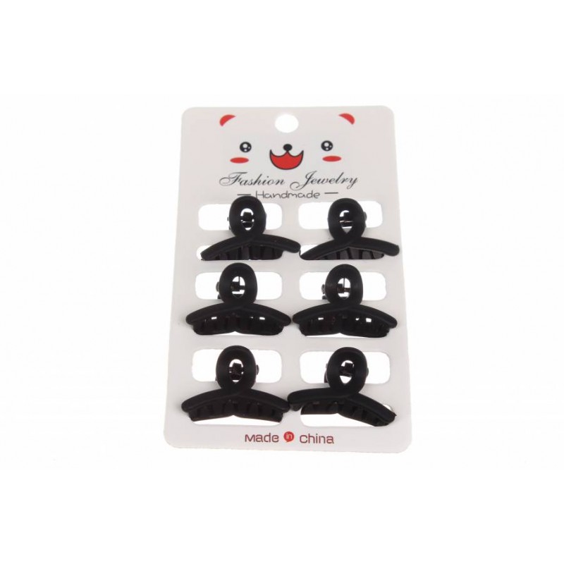 Краб для волос пластиковый маленький 2,5см 1-199925