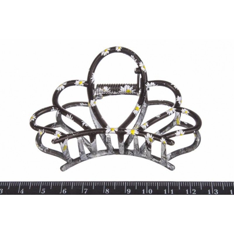 Краб для волос металлический 8см 1-186208