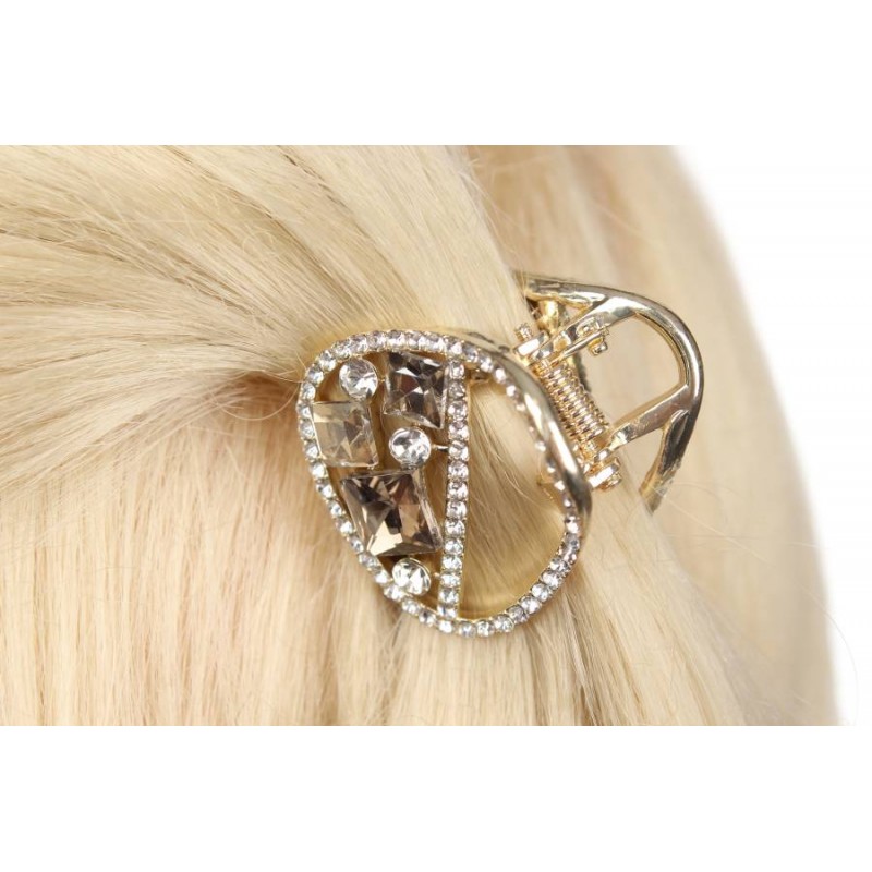 Краб для волос металлический 