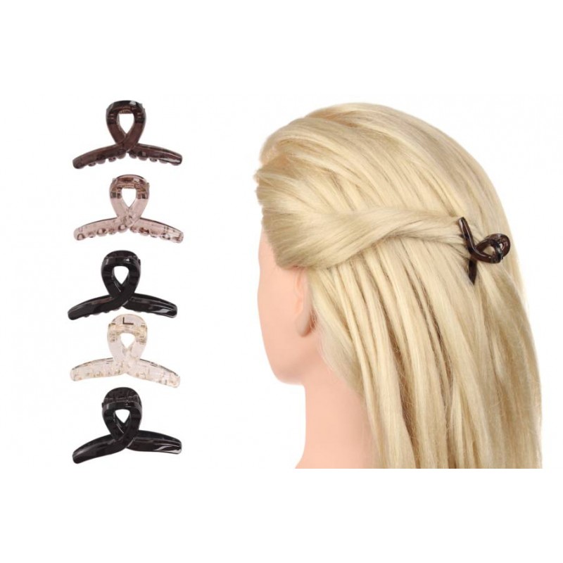 Краб для волос пластиковый 4,5см 1-214628