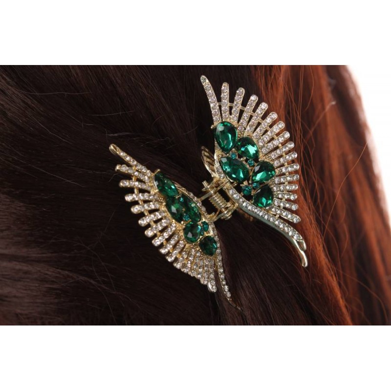 Краб для волос металлический 