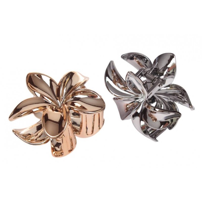 Краб для волос металлический 8см 1-208122