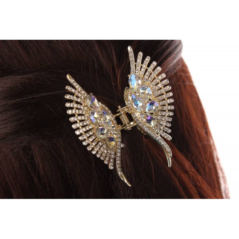 Краб для волос металлический 