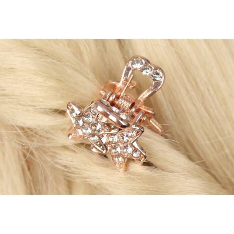 Краб для волос металлический 