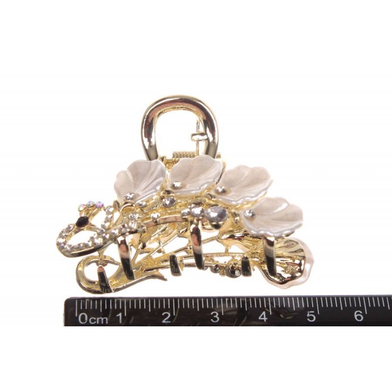 Краб для волос металлический 