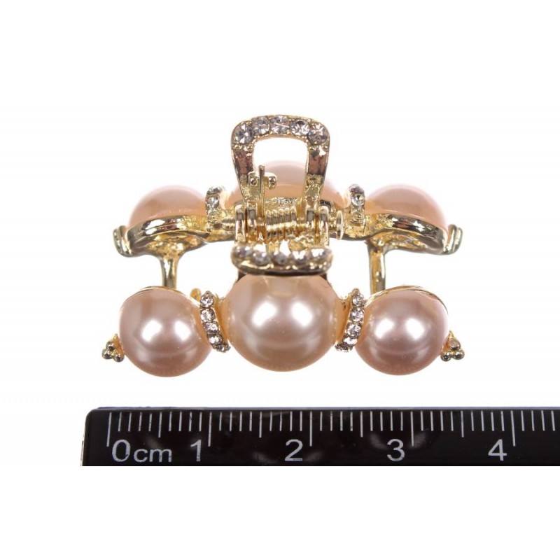 Краб для волос металлический 