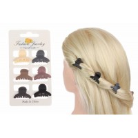 Краб для волос пластиковый маленький 2,5см 1-202441