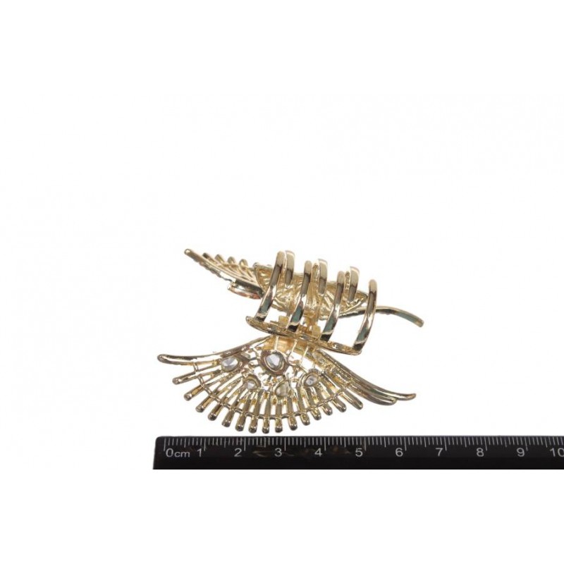 Краб для волос металлический 