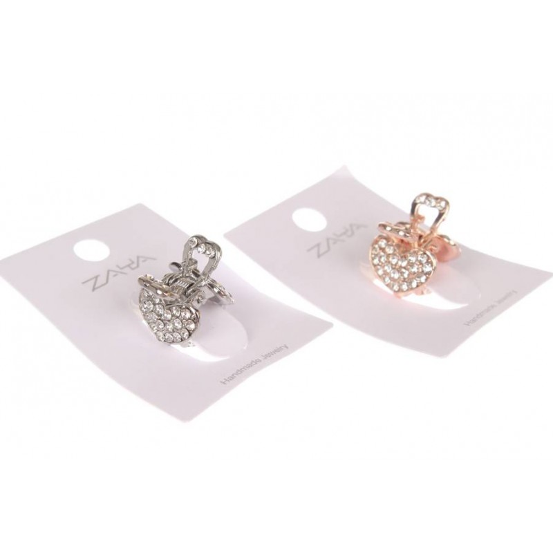 Краб для волос металлический 