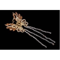 Краб для волос металлический 