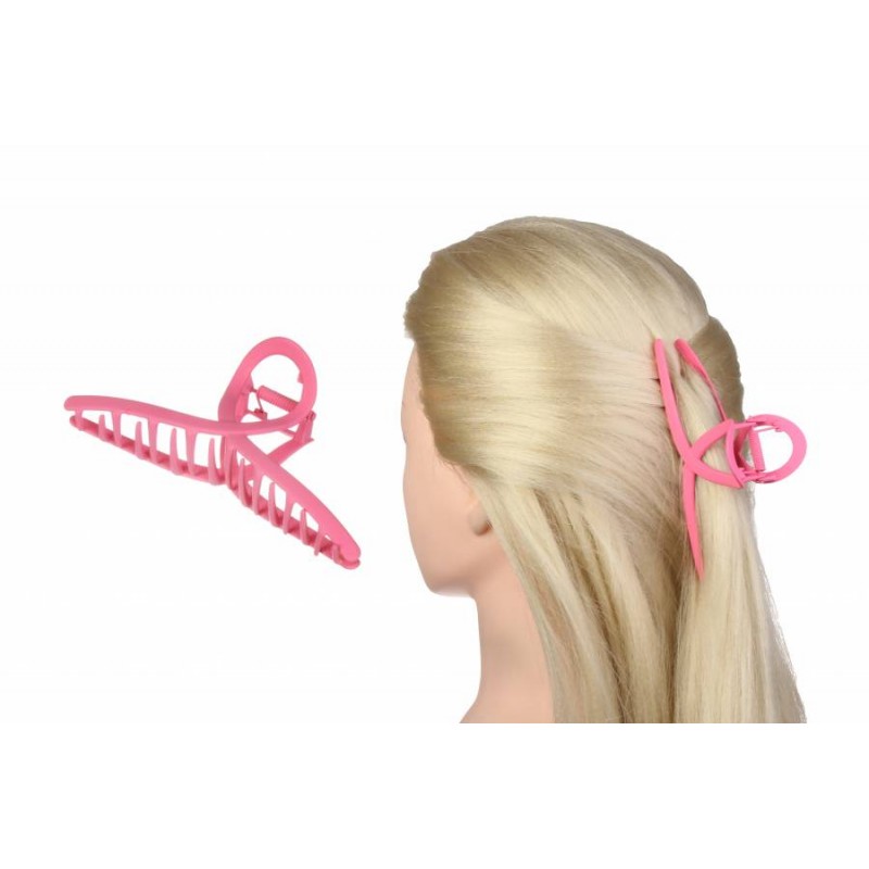 Краб для волос розовый 1-193008