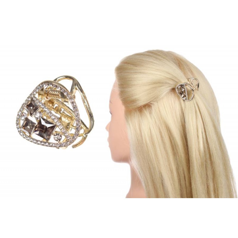 Краб для волос металлический 