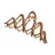 Краб для волос металлический  8см золото 1-213577