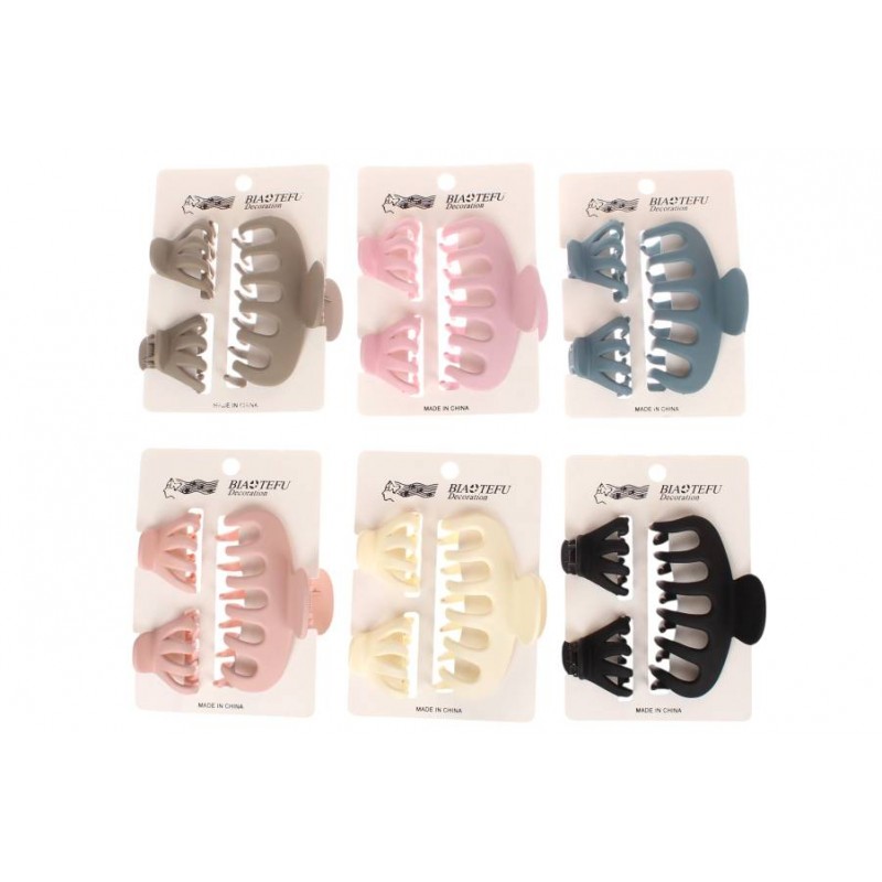 Набор краб для волос 9см+2 по 4см 1-210002