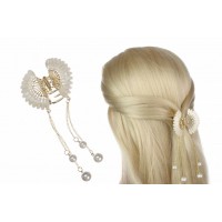 Краб для волос металлический 