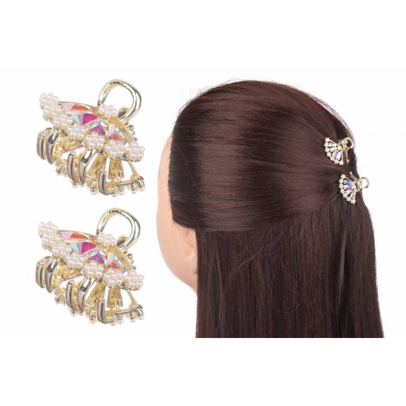 Краб для волос металлический 2,5 см 1-197587