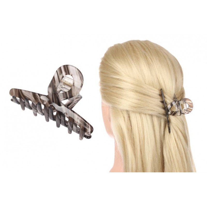 Краб для волос французкий пластик 1-214932