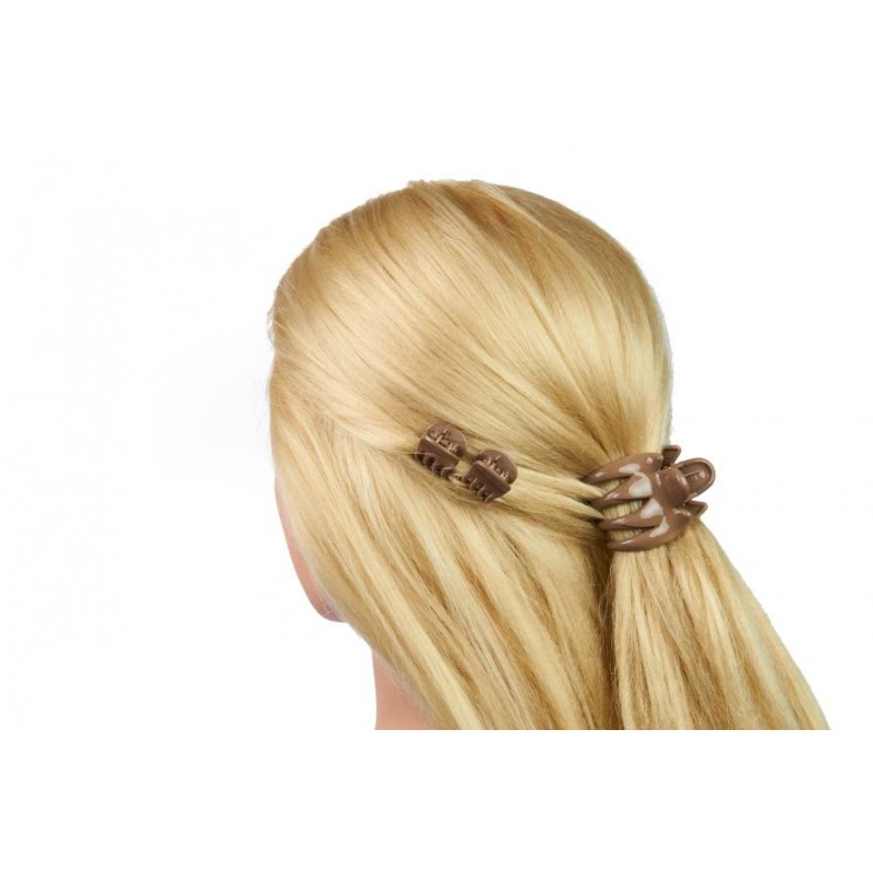 Набор краб для волос пластиковый 4см+1см+1см  1-217148