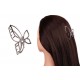 Краб для волос металлический  7,5см серебро 1-213454