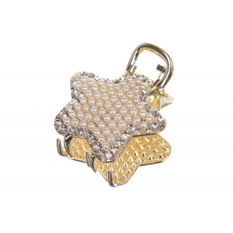 Краб для волос металлический 