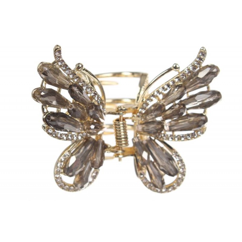 Краб для волос металлический 