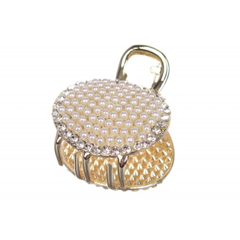 Краб для волос металлический 