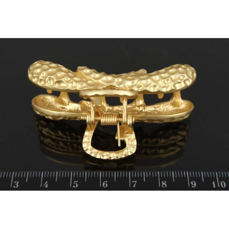 Краб для волос металлический