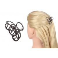 Краб для волос металлический  5см черный 1-213522