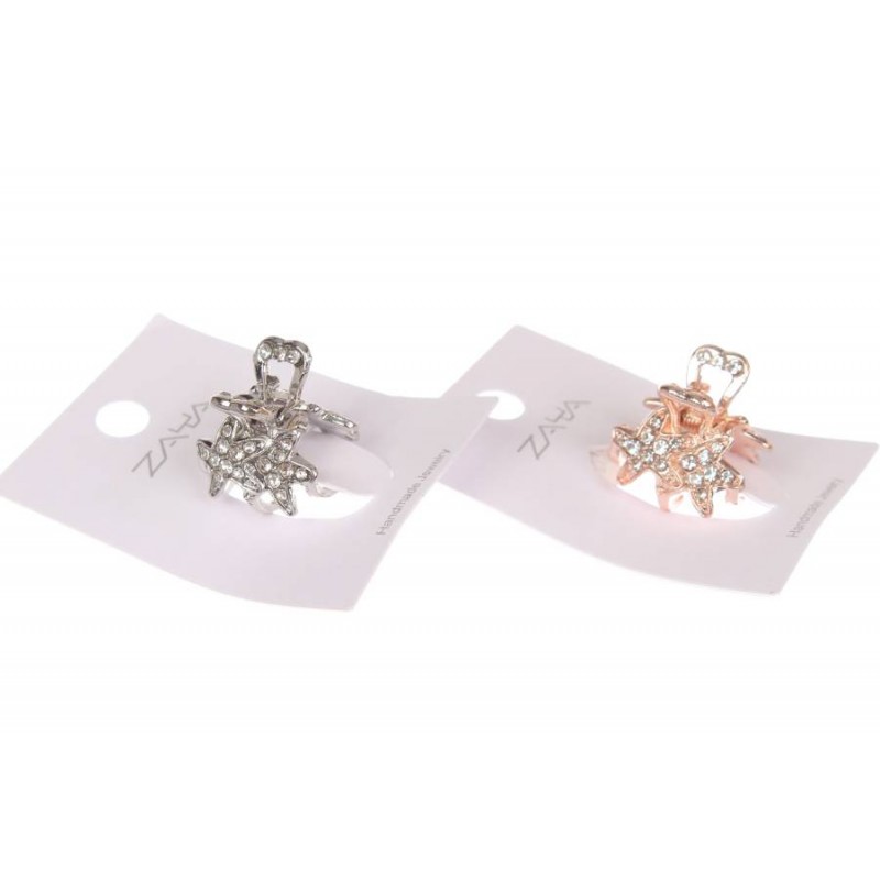 Краб для волос металлический 