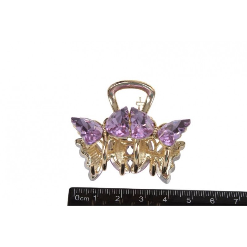 Краб для волос металлический 