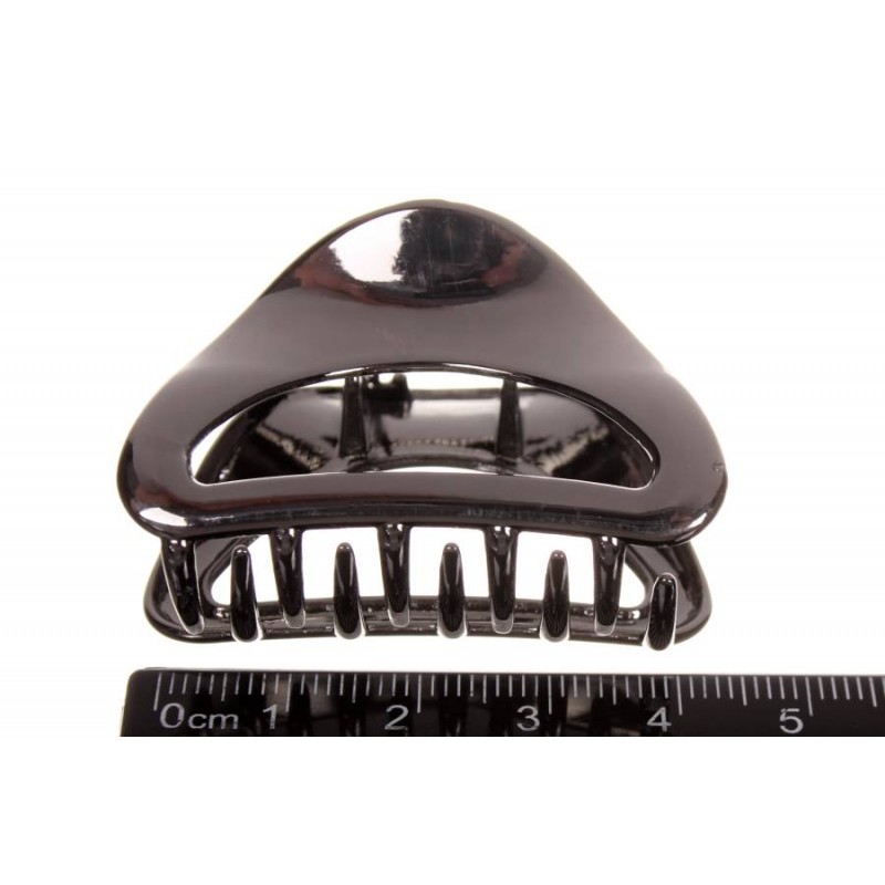 Краб для волос металлический  5см черный 1-213638