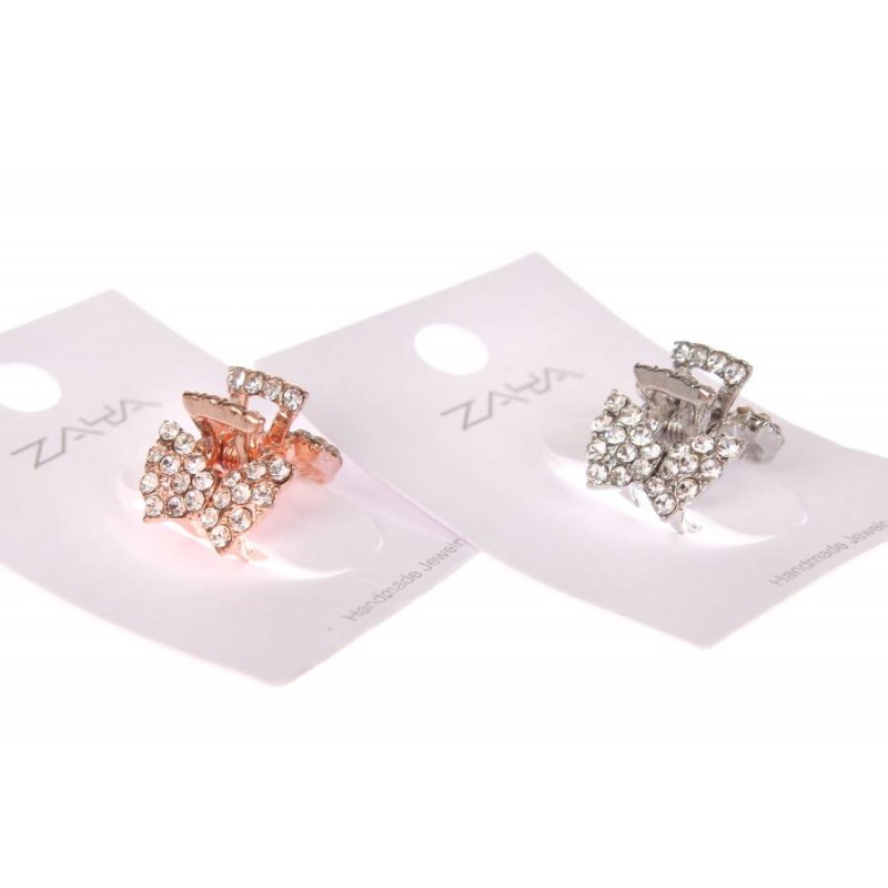 Краб для волос металлический 