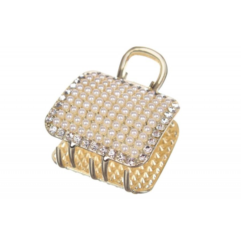 Краб для волос металлический 