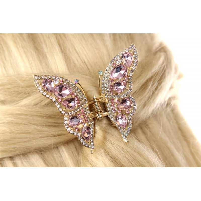 Краб для волос металлический 