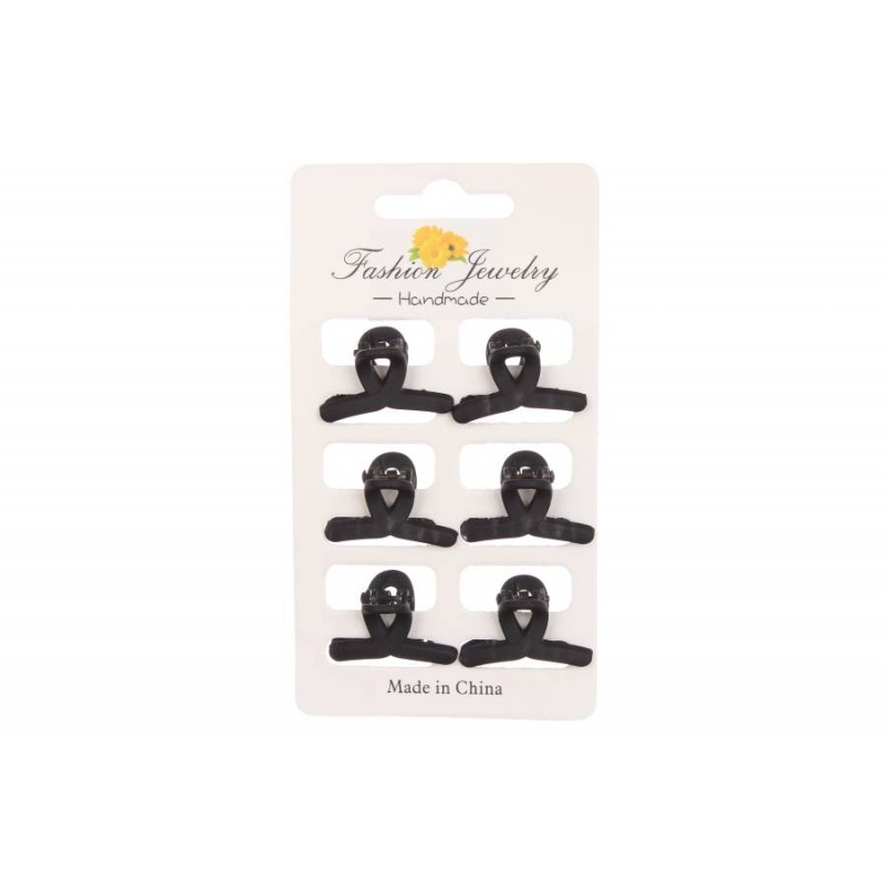 Краб для волос пластиковый маленький 2,5см 1-199925