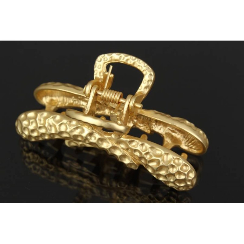 Краб для волос металлический