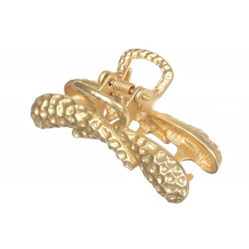 Краб для волос металлический