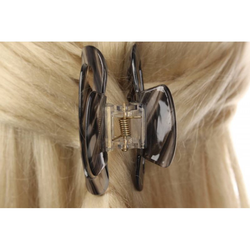 Краб для волос французкий пластик 1-212990