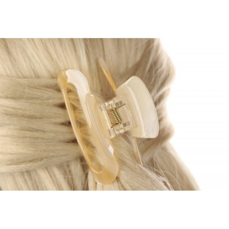 Краб для волос французкий пластик 1-212969