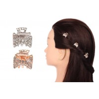 Краб для волос металлический 